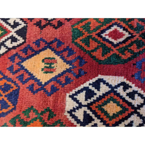 178 x 117 cm Qashqai Persian Tribal Red Rug - Rugmaster