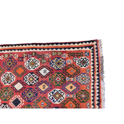 178 x 117 cm Qashqai Persian Tribal Red Rug - Rugmaster