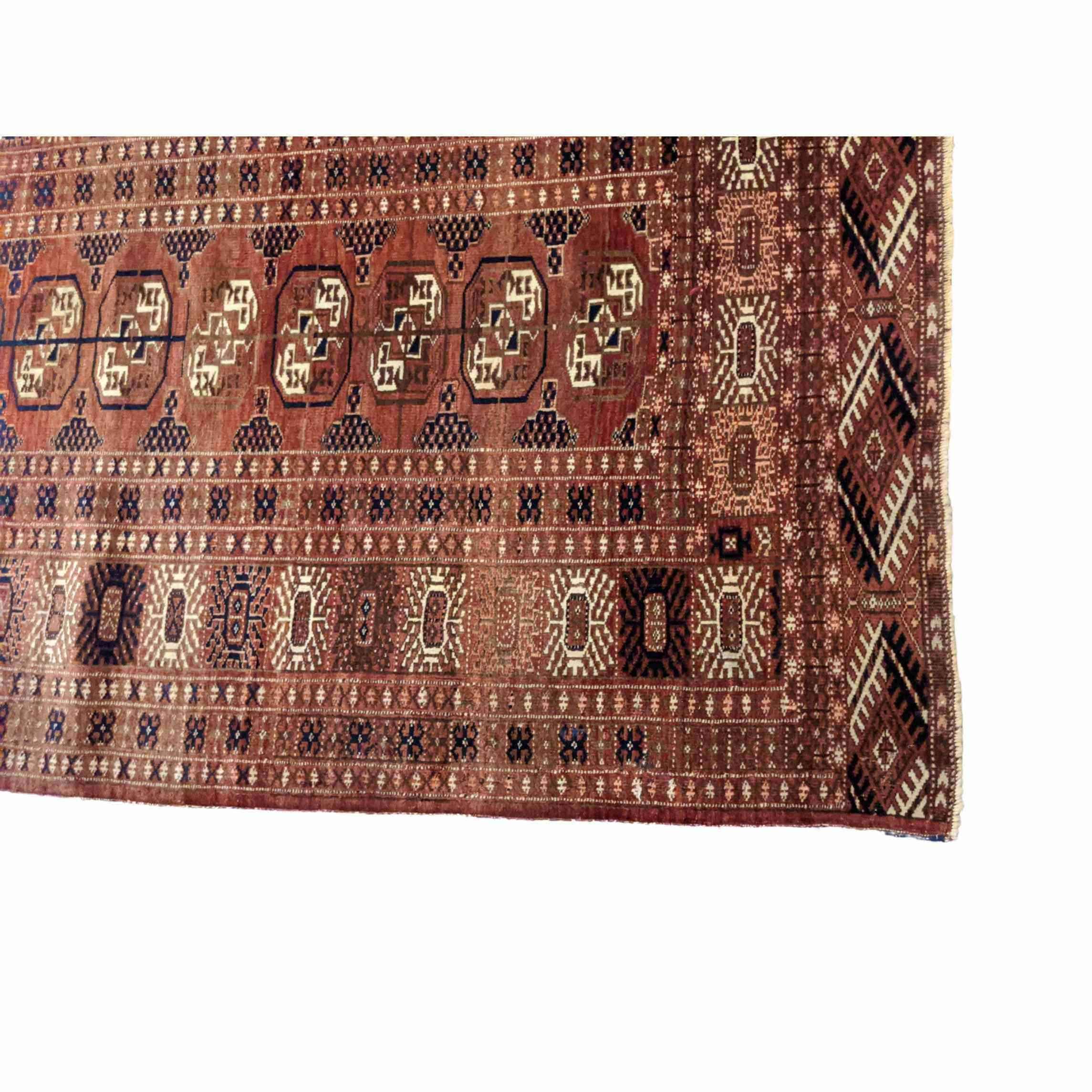 180 x 118 cm Bukhara Tribal Brown Rug - Rugoutlet