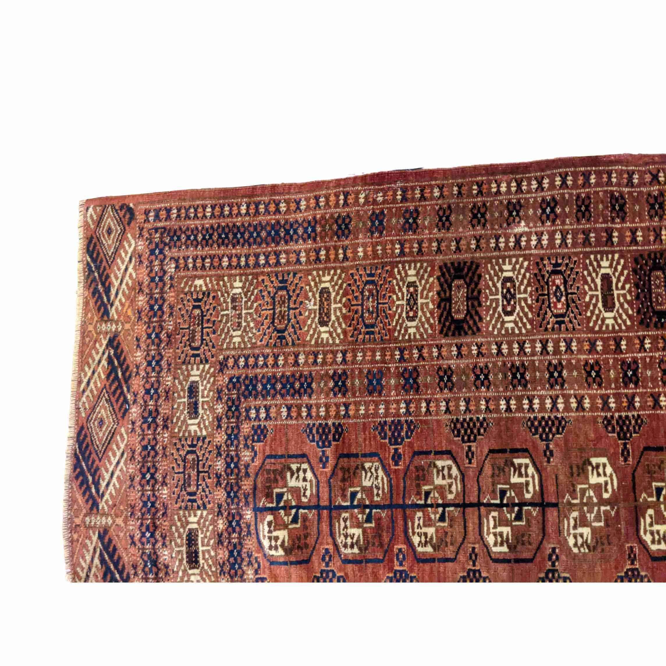 180 x 118 cm Bukhara Tribal Brown Rug - Rugoutlet