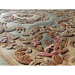 180 x 120 cm Chinese Traditional Brown Rug - Rugmaster