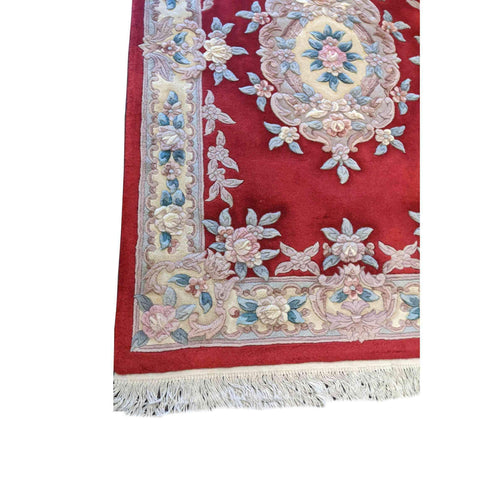 180 x 120 cm Chinese Traditional Red Rug - Rugmaster