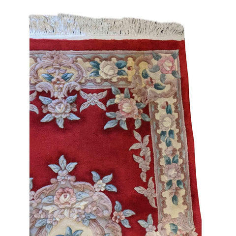 180 x 120 cm Chinese Traditional Red Rug - Rugmaster