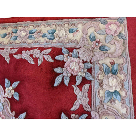 180 x 120 cm Chinese Traditional Red Rug - Rugmaster
