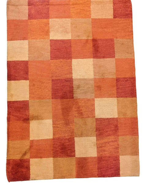 180 x 120 cm Handmade Tribal Gabbeh Rug Red Rug - Rugoutlet