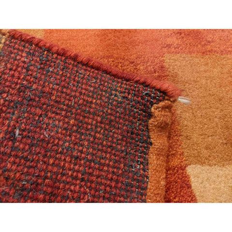 180 x 120 cm Handmade Tribal Gabbeh Rug Red Rug - Rugoutlet