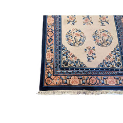 180 x 120 cm Old Chinese Traditional White Rug - Rugmaster