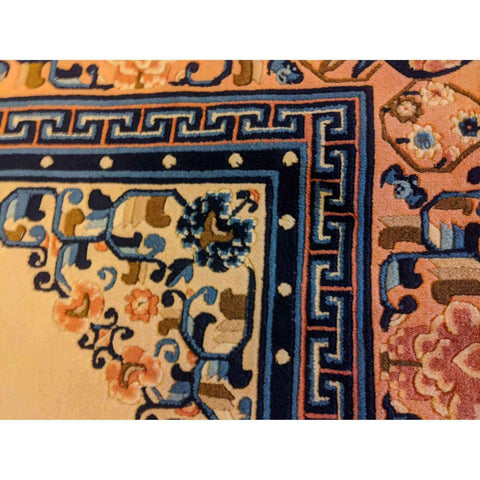180 x 120 cm Old Chinese Traditional White Rug - Rugoutlet