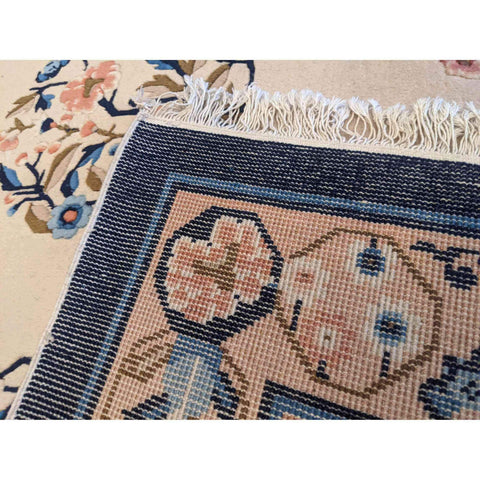 180 x 120 cm Old Chinese Traditional White Rug - Rugoutlet