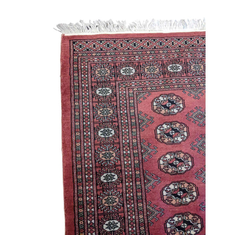 180 x 120 cm Pakistan bukhara Modern Red Rug - Rugmaster