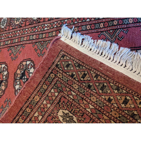 180 x 120 cm Pakistan bukhara Modern Red Rug - Rugmaster