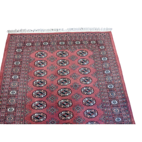 180 x 120 cm Pakistan bukhara Modern Red Rug - Rugmaster