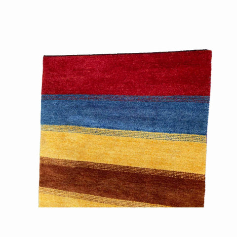 180 x 122 cm Persian Gabbeh Tribal Yellow Rug - Rugoutlet