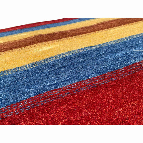 180 x 122 cm Persian Gabbeh Tribal Yellow Rug - Rugoutlet