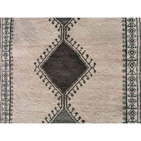 180 x 122 cm Qashqai Tribal Grey Rug - Rugmaster