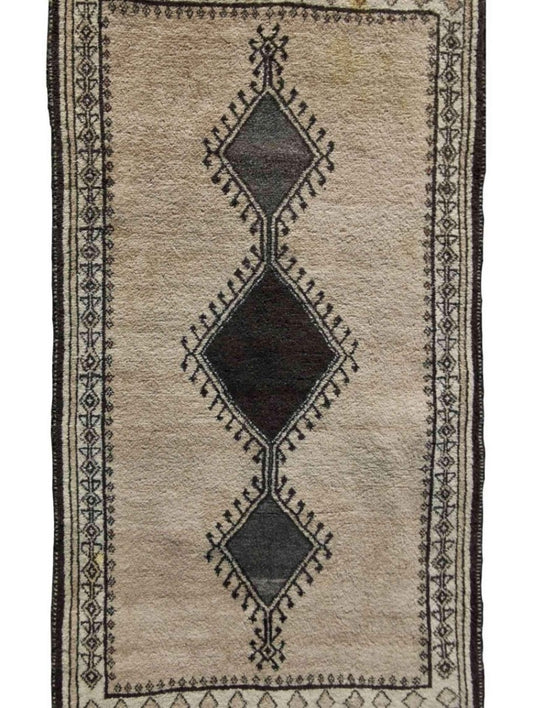 180 x 122 cm Qashqai Tribal Grey Rug - Rugoutlet