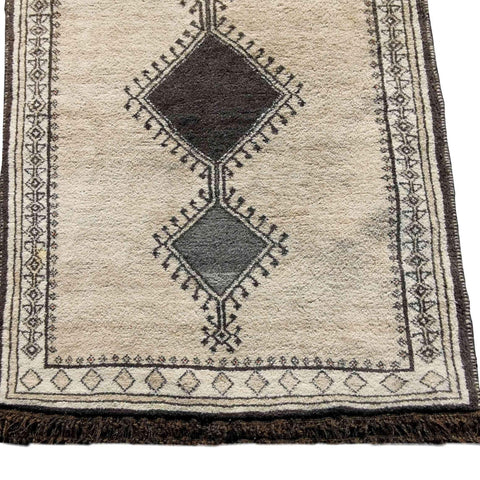 180 x 122 cm Qashqai Tribal Grey Rug - Rugmaster