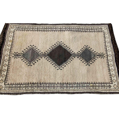 180 x 122 cm Qashqai Tribal Grey Rug - Rugmaster