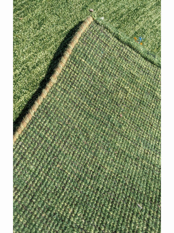 180 x 123 cm modern Nomadic Persian Gabbeh Tribal Green Rug - Rugoutlet
