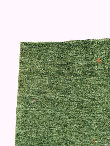 180 x 123 cm modern Nomadic Persian Gabbeh Tribal Green Rug - Rugoutlet