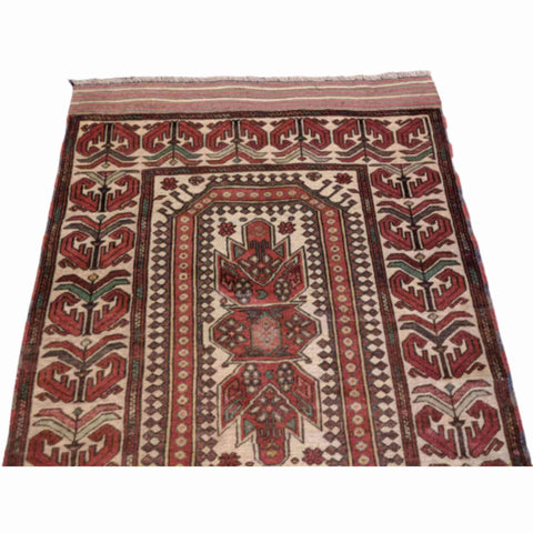180 x 127 cm Afghan Mushwani Tribal Brown Rug - Rugoutlet