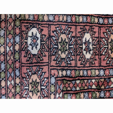 180 x 127 cm Bukharah Tribal Red Rug - Rugoutlet