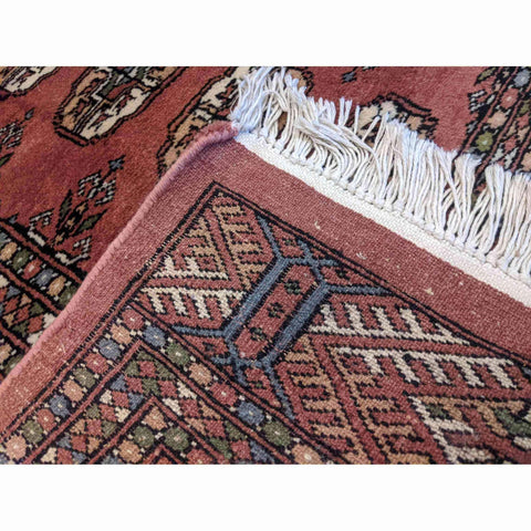 180 x 127 cm Bukharah Tribal Red Rug - Rugoutlet