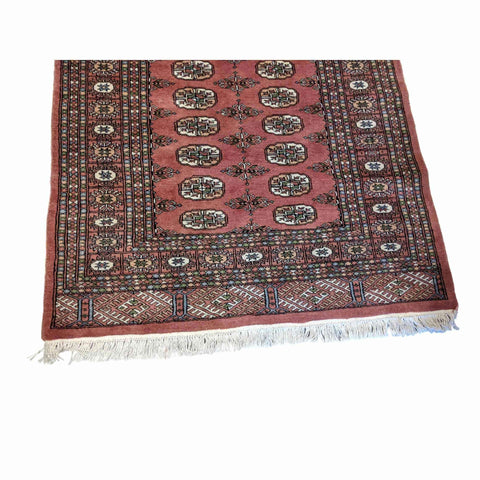 180 x 127 cm Bukharah Tribal Red Rug - Rugoutlet