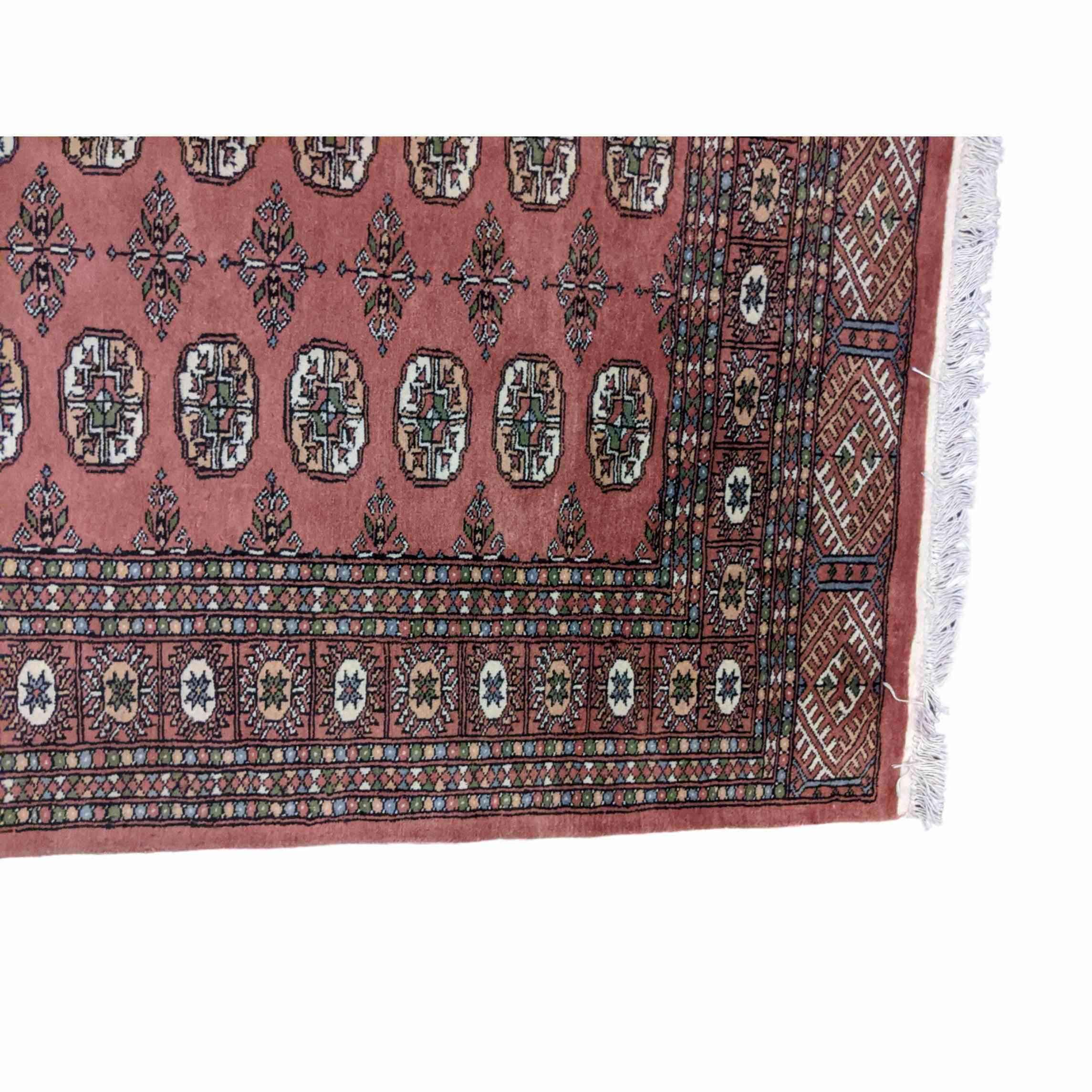 180 x 127 cm Bukharah Tribal Red Rug - Rugmaster