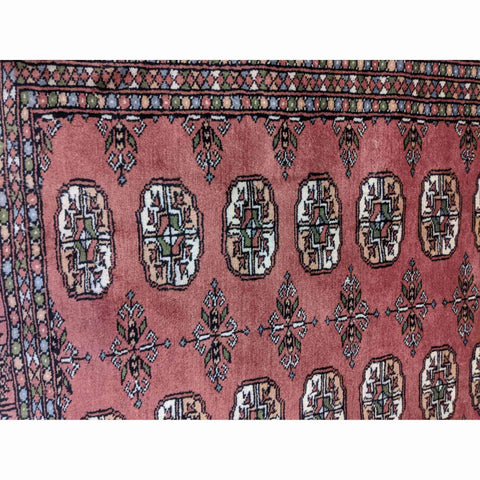 180 x 127 cm Bukharah Tribal Red Rug - Rugoutlet