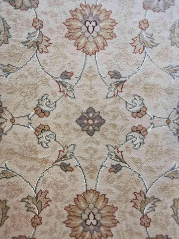 180D Power Loom Round Beige Rug - Rugoutlet