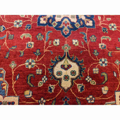 181 x 117 cm Dye Sarugh Traditional Red Rug - Rugoutlet