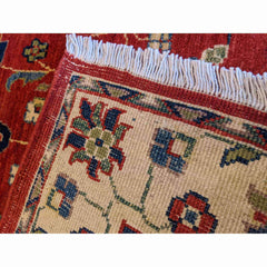 181 x 117 cm Dye Sarugh Traditional Red Rug - Rugoutlet