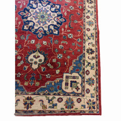 181 x 117 cm Dye Sarugh Traditional Red Rug - Rugoutlet