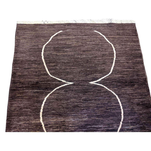182 x 125 cm Dark Brown Rug - Rugoutlet