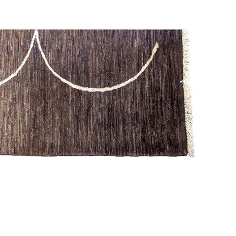 182 x 125 cm Dark Brown Rug - Rugoutlet