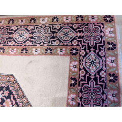 182 x 126 cm Silk Traditional Red Rug - Rugmaster
