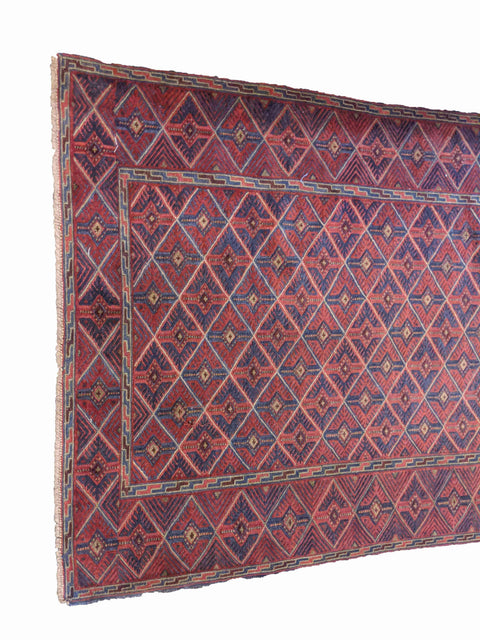 184 x 156 cm Fine Afghan Mushwani Tribal Brown Rug - Rugoutlet