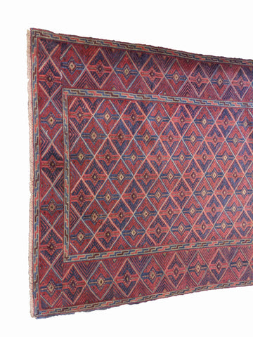 184 x 156 cm Fine Afghan Mushwani Tribal Brown Rug - Rugoutlet