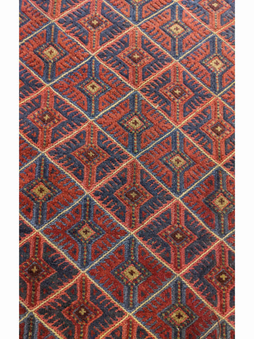 184 x 156 cm Fine Afghan Mushwani Tribal Brown Rug - Rugoutlet