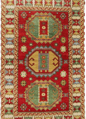 185 x 120 cm Kazak Red Rug - Rugoutlet