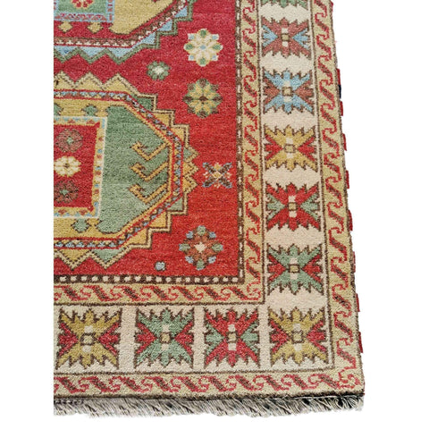 185 x 120 cm Kazak Red Rug - Rugoutlet