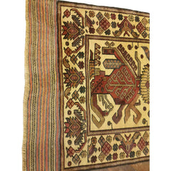 185 x 122 cm Mushwani Tribal Brown Rug - Rugmaster