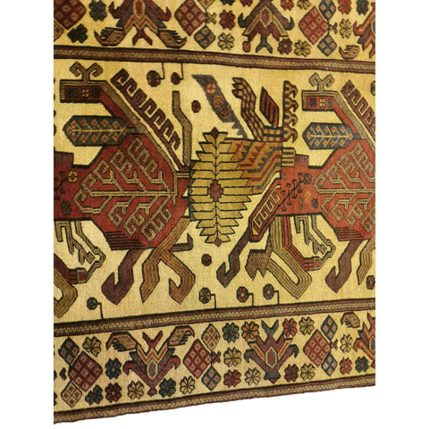 185 x 122 cm Mushwani Tribal Brown Rug - Rugoutlet