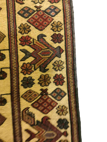 185 x 122 cm Mushwani Tribal Brown Rug - Rugoutlet