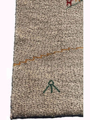 185 x 145 cm Nomadic Persian Gabbeh Tribal Grey Rug - Rugmaster