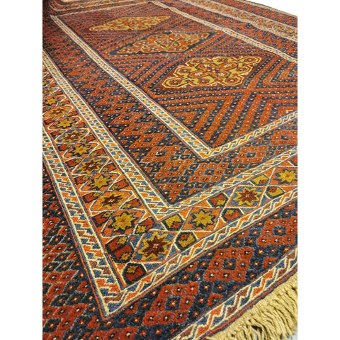 185 x 155 cm Mushwani Tribal Brown Rug - Rugoutlet