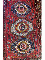 186 x 116 cm Shiraz Traditional Red Rug - Rugmaster