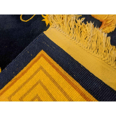186 x 120 cm chinese Traditional Blue Rug - Rugoutlet