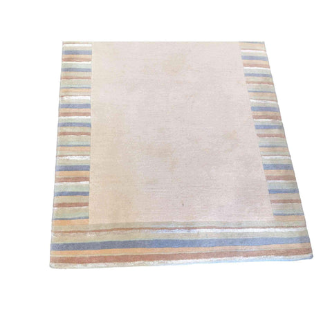 186 x 123 cm Handmade Grey & multicolour Rug - Rugoutlet
